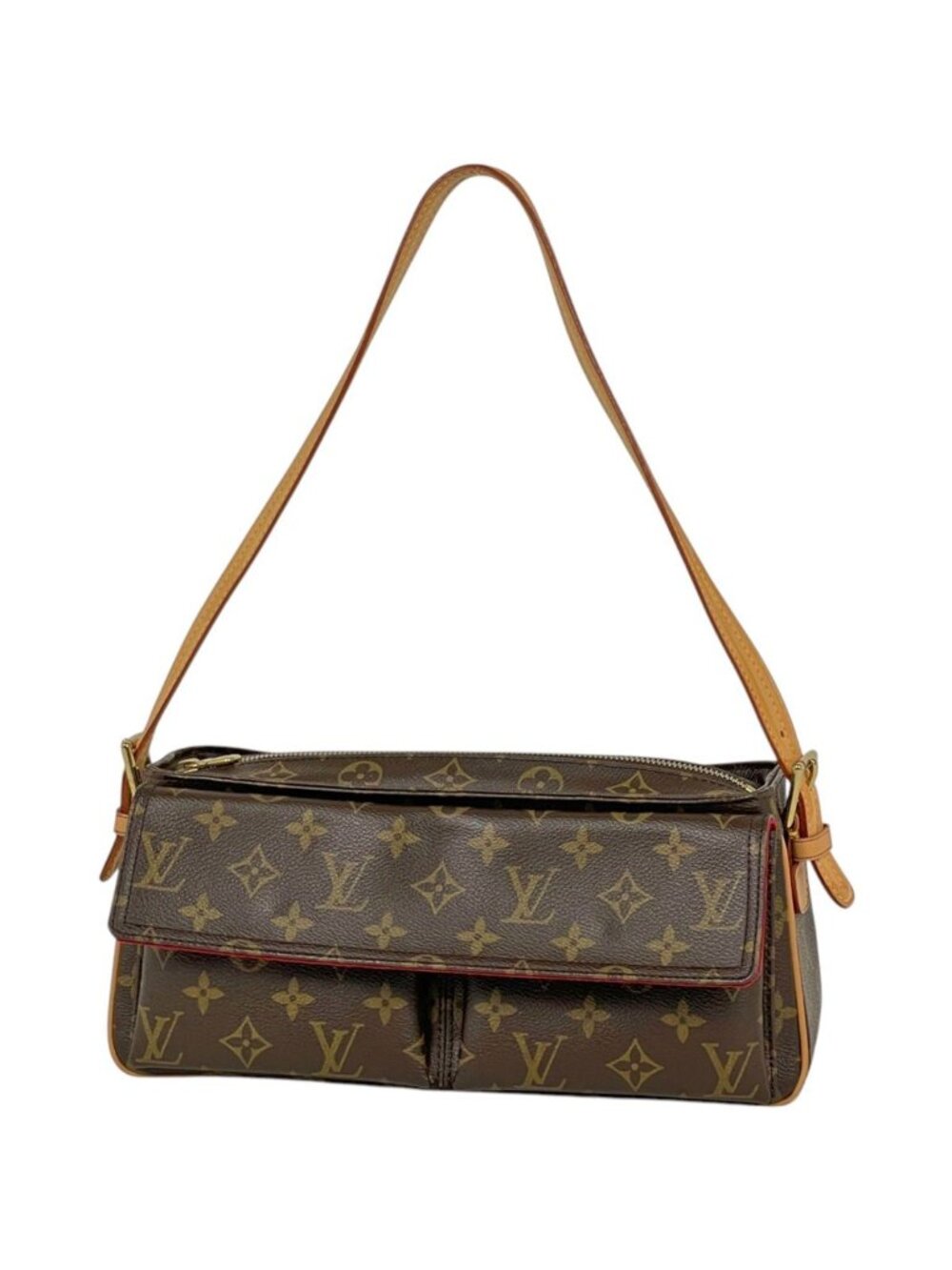 Louis Vuitton Viva-Cite MM Shoulder Bag Monogram Brown